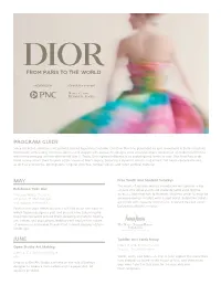 Download the Dior: from Paris to the World Program Guide