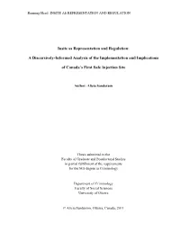 Insite As Representation and Regulation
