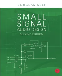 Small Signal Audio Design
