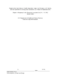 Sunscreen Innovation Act (P.L