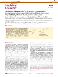 Synthesis and Evaluation of 5-Substituted 20-Deoxyuridine