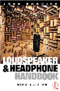 Loudspeaker and Headphone Handbook, Third Edition