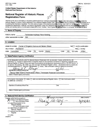 V/A/ N Determined Eligible for the National Register