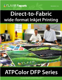Direct-To-Fabric Atpcolor DFP Series