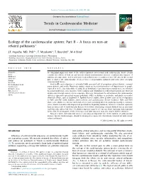 Ecology of the Cardiovascular System: Part II –A Focus on Non-Air R Related Pollutants