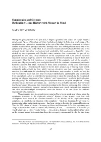 Symphonies and Sitcoms: Rethinking Genre History with Mozart in Mind
