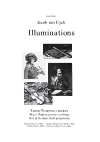 Van Eyck Program 2002