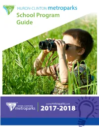 HURON-CLINTON Metroparks School Program Guide