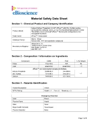 Material Safety Data Sheet