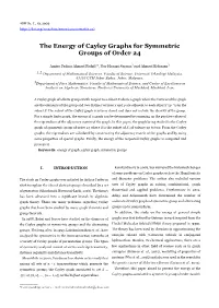 The Energy of Cayley Graphs for Symmetric Groups of Order 24
