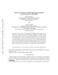 Arxiv:2007.02618V4 [Math.SP] 19 Aug 2020 1