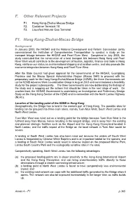 F. Other Relevant Projects F1. Hong Kong-Zhuhai-Macao Bridge