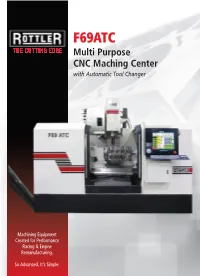 F69ATC Multi Purpose CNC Maching Center with Automatic Tool Changer