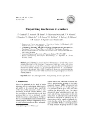Pinpointing Isochrones in Clusters