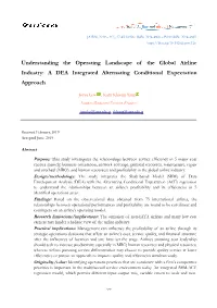Understanding the Operating Landscape of the Global Airline Industry: a DEA Integrated Alternating Conditional Expectation Approach