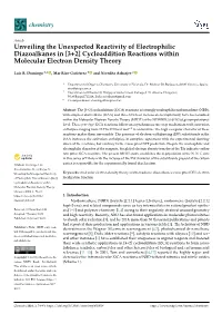[3+2] Cycloaddition Reactions Within Molecular Electron Density Theory