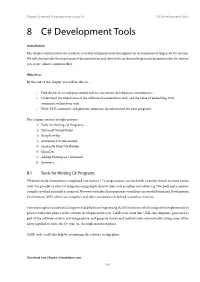8 C# Development Tools