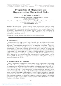 Progenitors of Magnetars and Hyperaccreting Magnetized Disks