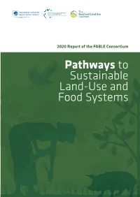 Australia by 2050” In: FABLE 2020, Pathways to Sustainable Land-Use and Food Systems, 2020 Report of the FABLE Consortium