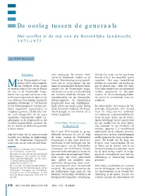 De Oorlog Tussen De Generaals