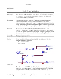 Diode Circuit Applications Procedure 1 Voltage Clipper Circuits