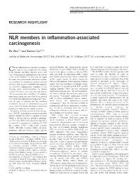NLR Members in Inflammation-Associated