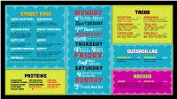 View Our Menu
