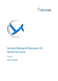 Acronis Backup & Recovery 11