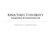 Hand + Powertools Protocols + Training