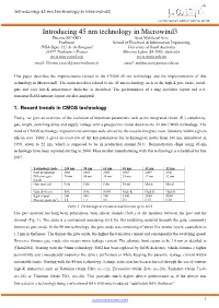 AN-Introducing 45Nm Technology in Microwind
