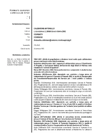 Curriculum Calderone