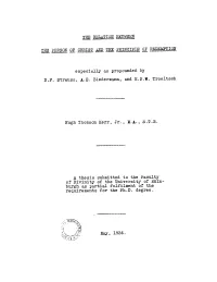 Especially As Propounded by D.F. Strauss, A.E. Biedermann, and E.P.W
