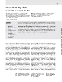 Inherited Neuropathies