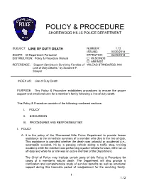 Policy & Procedure