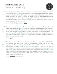 Scobol Solo 2015 Packet 12 (Round