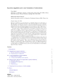 Spacetime Singularities and a Novel Formulation of Indeterminism