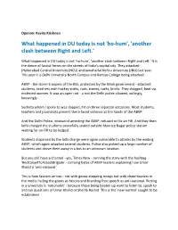 'Ho-Hum', 'Another Clash Between Right and Left.'