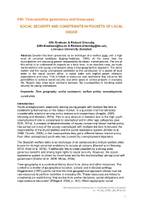 Social Security and Constraints in Pockets of Local Order