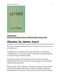 Ulysses, by James Joyce 1