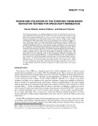 Design and Utilization of the Stanford Vision-Based Navigation Testbed for Spacecraft Rendezvous