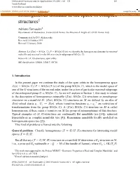 Homogeneous Domains in the Space of Complex Structures 183