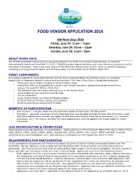 River Days Application 2016