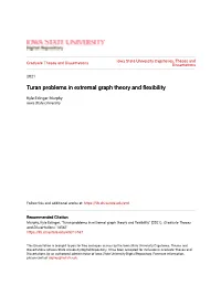 Turan Problems in Extremal Graph Theory and Flexibility