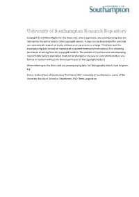 University of Southampton Research Repository