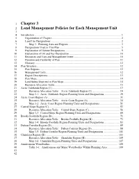 Chapter 3 2 Land Management Policies for Each Management Unit 3 4 Introduction