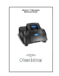 Modulus™ II Microplate Multimode Reader