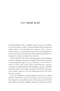 One | What Is Ai?