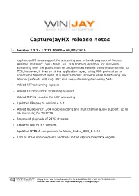 Capturejayhx Release Notes