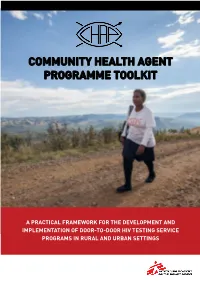 Community Health Agent Programme Toolkit