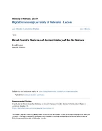 David Cusick's Sketches of Ancient History of the Six Nations